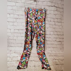 BlackMilk San Rio Allstars Matte High Waist Leggings Medium Anime EDM Festival